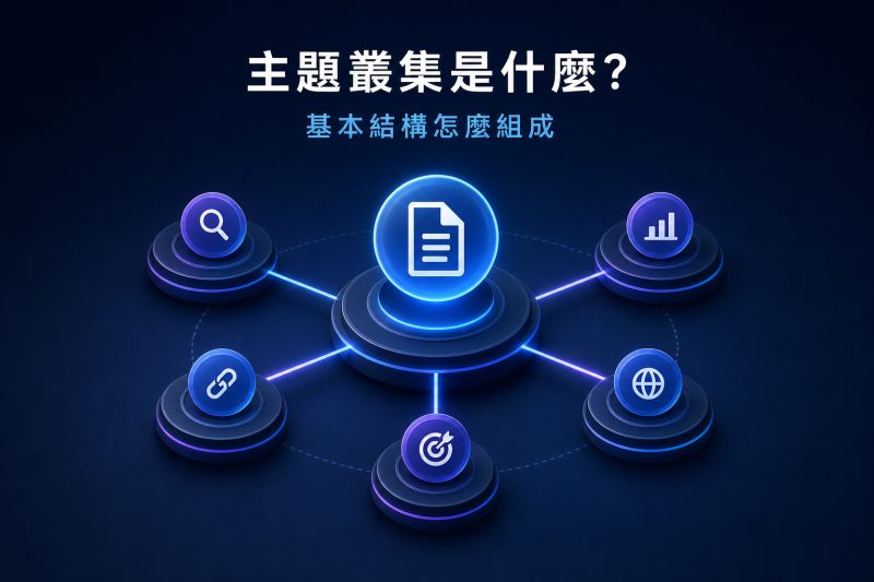 主題叢集是什麼？基本結構怎麼組成 說明圖