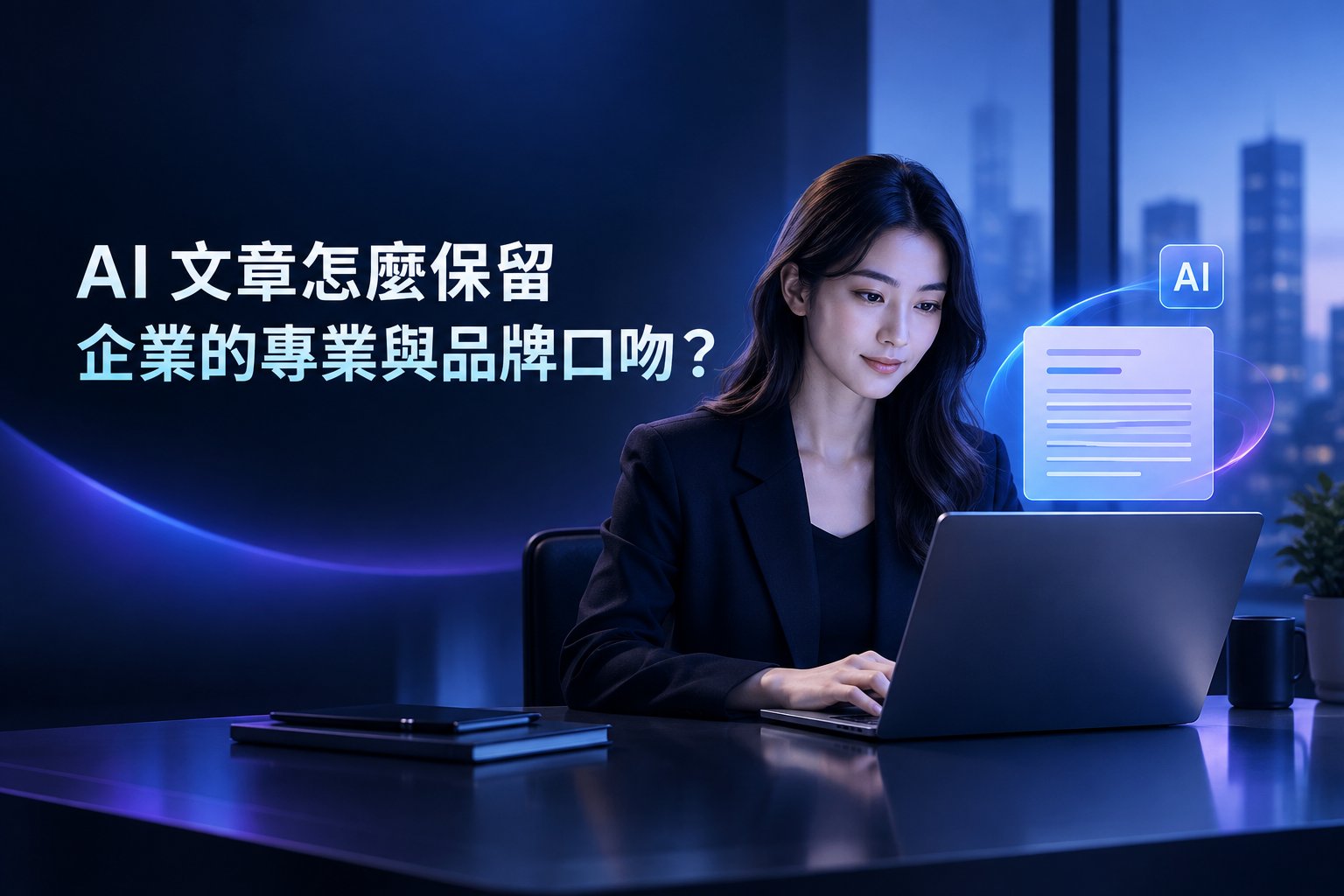 AI 文章如何保留企業專業與品牌口吻？實務設定方法