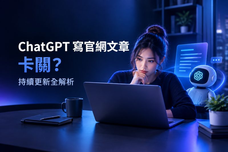 ChatGPT 寫文章後，企業為何難以持續發佈？